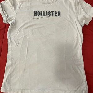 Hollister Gray Logo Tee Medium